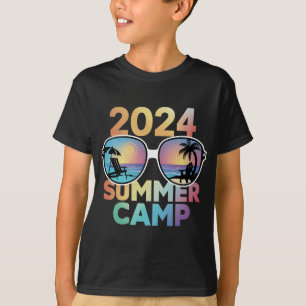 Zomer Kamp Vakantie 2024 Matching Familie Groep T-shirt