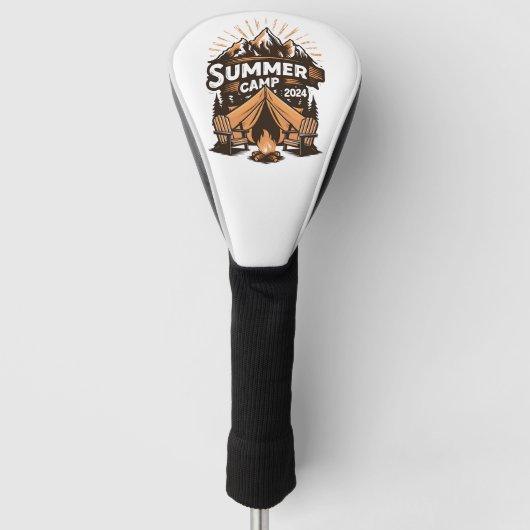 Zomer Kamp Vakantie Matching 2024  Golfheadcover (Voorkant)