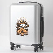 Zomer Kamp Vakantie Matching 2024 Sticker (Koffer)