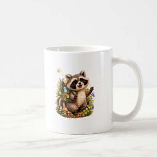 Zomer Kampeer Wasbeer Mok – Cute Woodland Ontdekke