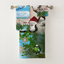 Zomer Kerst Baby op het strand herhalen