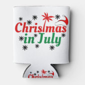 Zomer kerst in juli blikjeskoeler (Voorkant)