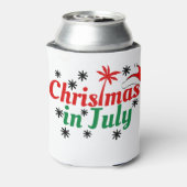 Zomer kerst in juli blikjeskoeler (Blikje Achterkant)