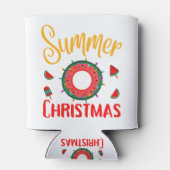 Zomer kerst juli blikjeskoeler (Achterkant)