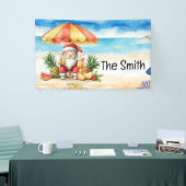 Zomer Kerstmis in juli Sinterklaas op het strand Spandoek (Beurs)