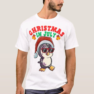 Zomer Kerstmis in juli T-shirt
