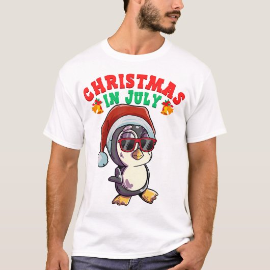Zomer Kerstmis in juli T-shirt (Voorkant)
