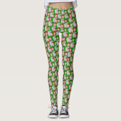 Zomer Kerstmis Koala's Groene Leggings (Voorkant)