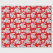 Zomer Kerstmis Koala's Rood Cadeaupapier (Vlak)