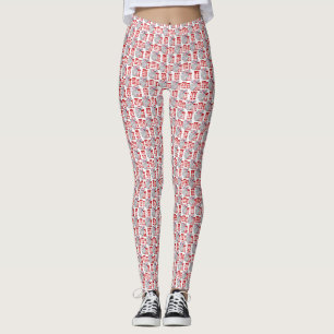 Zomer Kerstmis Koala's Witte Leggings