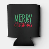 Zomer Kerstmis met Sinterklaas op het strand grapp Blikjeskoeler (Achterkant)