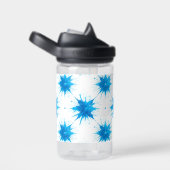 Zomer Kinder waterfles Fresh Blue Splashes (Rechts)