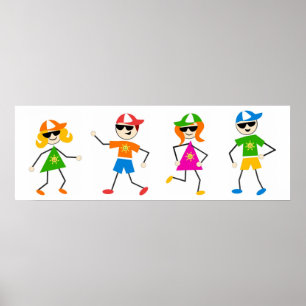 Zomer Kinderen Poster