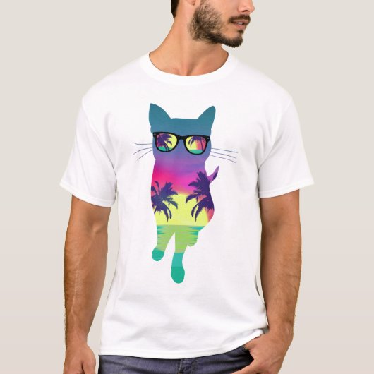 Zomer kitten t-shirt (Voorkant)