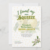 Zomer klaar | Bruiloftsborrel met citroen knijpfee Kaart (Voorkant)