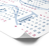 Zomer klaprozen. Kunstkalender 2025 Poster (Hoek)