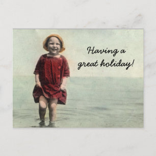 Zomer klassiek Briefkaart