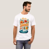 Zomer klassiek T-shirt (Voorkant volledig)