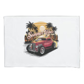 Zomer Klassieke Auto Kussensloop (Voorkant)