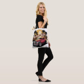 Zomer Klassieke Auto Tote Bag (Op model)