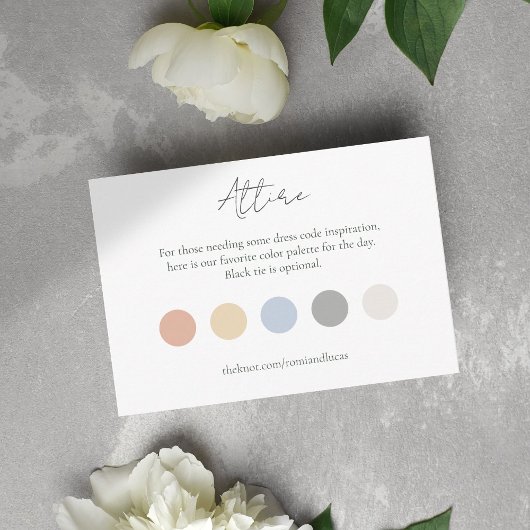 Zomer Kleur Dot Bruiloft Kleding Jurk Code Informatiekaartje