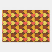 Zomer Kleur Hart Vorm Jigsaw Puzzel Inpakpapier Vel (Voorkant)