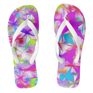 Zomer kleuren teenslippers