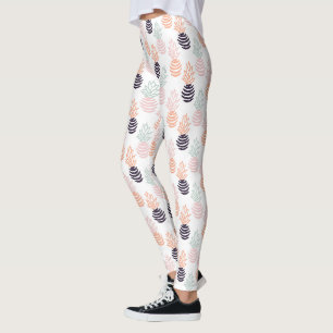 Zomer kleurrijk ananas fruit patroon leggings
