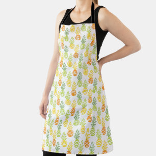 Zomer kleurrijke ananas fruit multikleur patroon schort