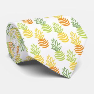 Zomer kleurrijke ananas fruit multikleur patroon stropdas