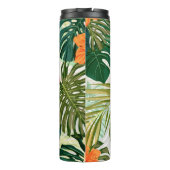 Zomer kleurrijke hawaiian naadloos patroon met tro thermosbeker (Achterkant)