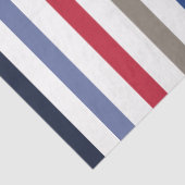 Zomer Kleurrijke Strepen Verjaardag Tissuepapier (Detail)
