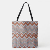 Zomer Kleurrijke Zigzag Vrouwen Canvas tas (Voorkant)