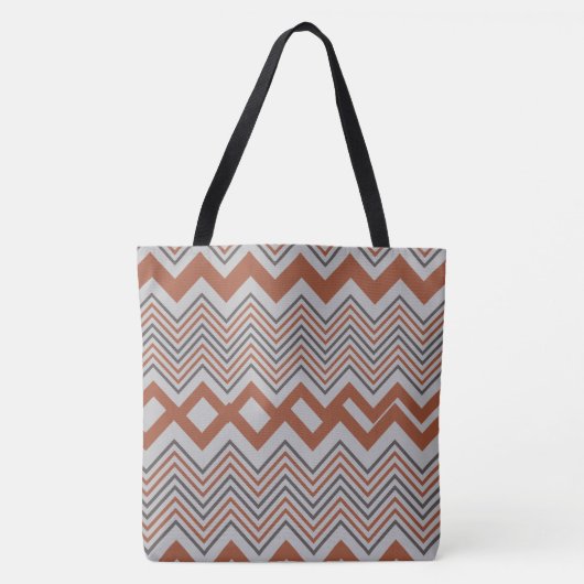 Zomer Kleurrijke Zigzag Vrouwen Canvas tas (Voorkant)
