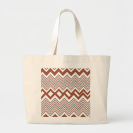 Zomer Kleurrijke Zigzag Vrouwen Grote Tote Bag