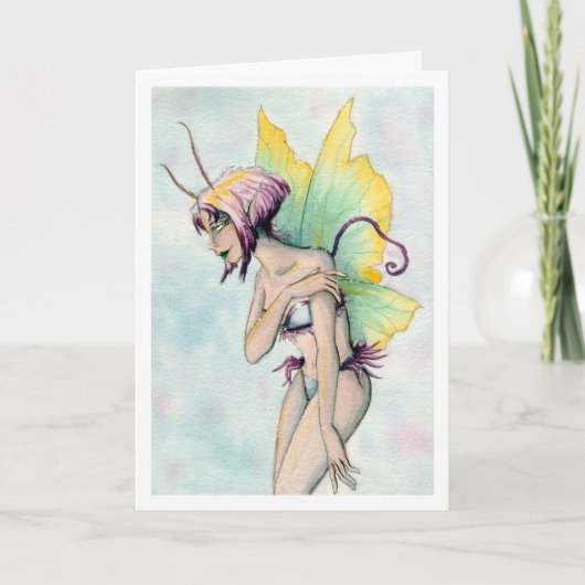 "Zomer-knipoogje" Leeg Wenskaart Kaart (Voorkant)