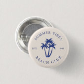 Zomer Knop Ronde Button 3,2 Cm (Voorkant /achterkant)