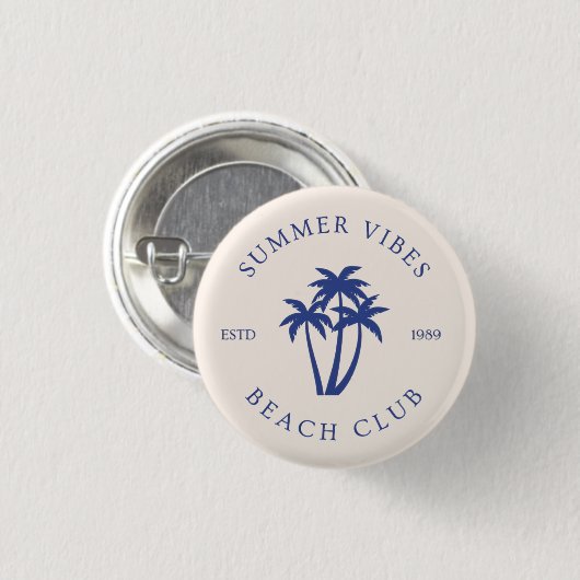 Zomer Knop Ronde Button 3,2 Cm (Voorkant /achterkant)
