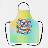 Zomer Koala Sublimatie Clipart-97702 Schort (Voorkant)