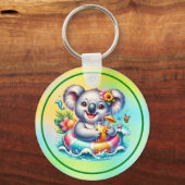 Zomer Koala Sublimatie Clipart-97702 Sleutelhanger (Voorkant)