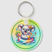 Zomer Koala Sublimatie Clipart-97702 Sleutelhanger (Achterkant)
