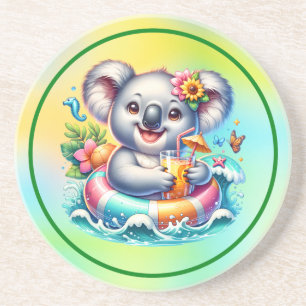 Zomer Koala Sublimatie Clipart-97702 Zandsteen Onderzetter