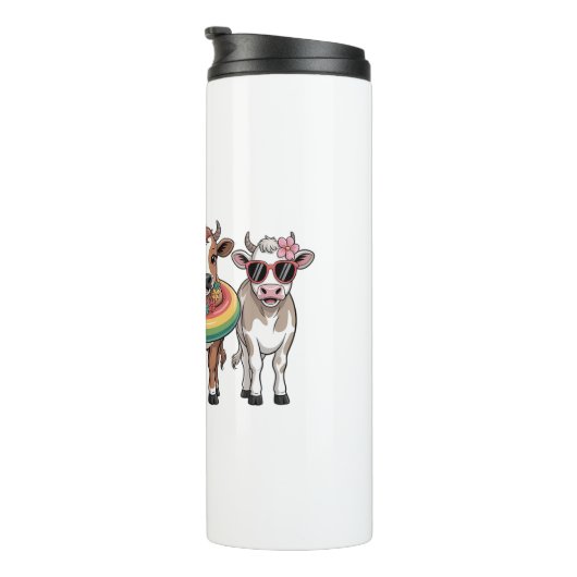 Zomer Koeien, Strand Boerderij Thermosbeker (Geroteerd rechts)