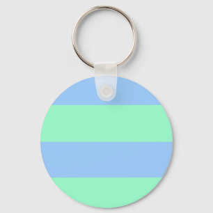 Zomer Koel (Klassieke Blauwe en Groene Strepen) Sleutelhanger