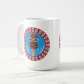 zomer koel koffiemok (Voorkant links)