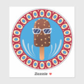 zomer koel sticker (Vel)