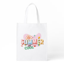 Zomer koele herbruikbare boodschappentas