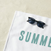 ZOMER KOELE, KLEURRIJKE IJSKEGEL STRANDLAKEN (In situ)