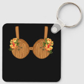 Zomer Kokosnoot BH Halloween Kostuum Hawaii Hawaii Sleutelhanger (Achterkant)