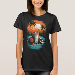 Zomer Kokosnoot Drink Aloha Beach Hawaiian T-shirt